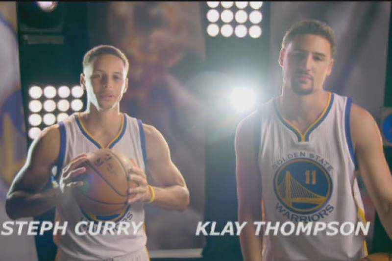 Stephen Curry and Klay Thompson wallpaper  Klay thompson wallpaper,  Basketball pictures, Splash brothers